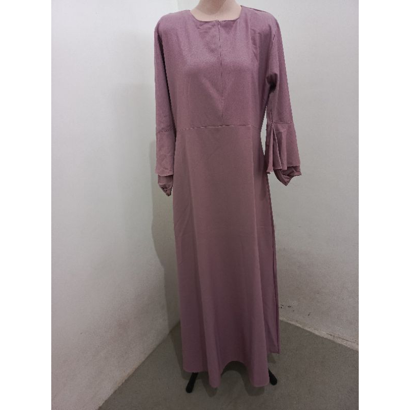 GAMIS ITY CREPE DIAMOND POLOS SET HIJAB ELEGAN SYARI