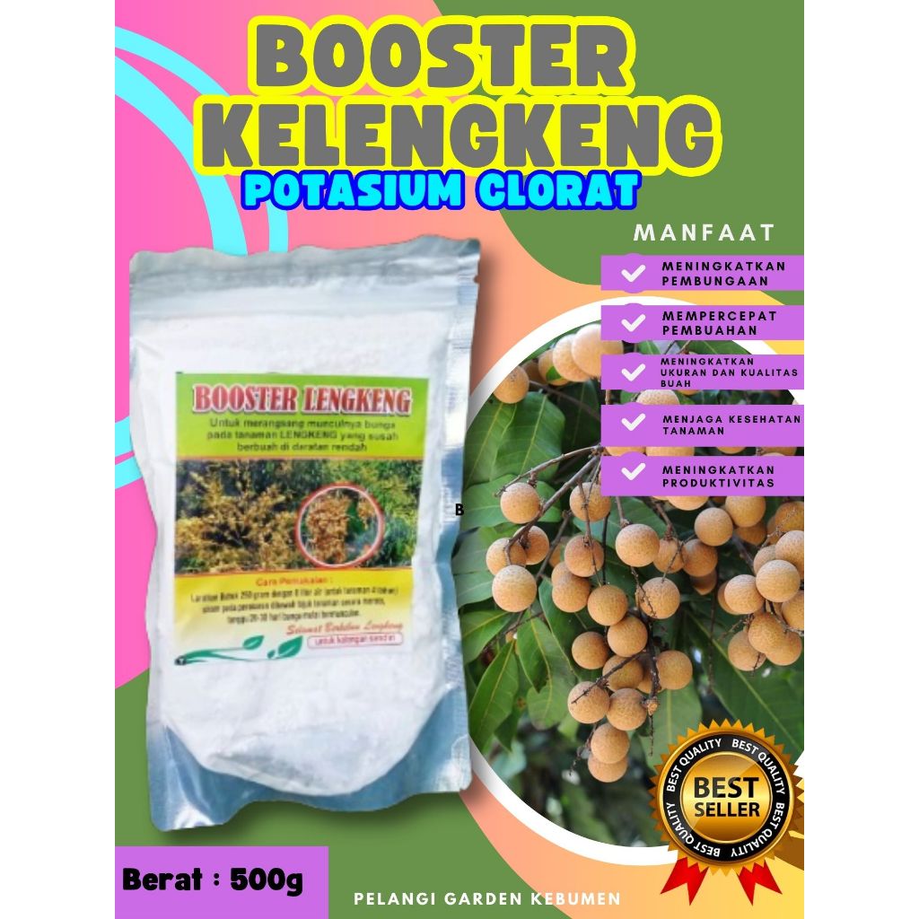 TERLARIS  Booster Kelengkeng Murni 1Kg, Booster Kelengkeng Merah, Booster Kelengkeng Matalada Berbua