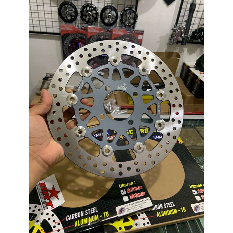 Disc Brake Piringan Cakram BRT Floating 260mm YAMAHA & HONDA BEAT VARIO GENIO JUPITER Z Z1 MX MIO