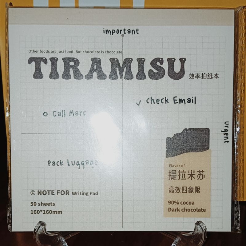 

Memo Pad Grid Ukuran 160 x 160 mm Isi 50 Lembar | Writing Pad | Note Pad | Memo Pad Stick