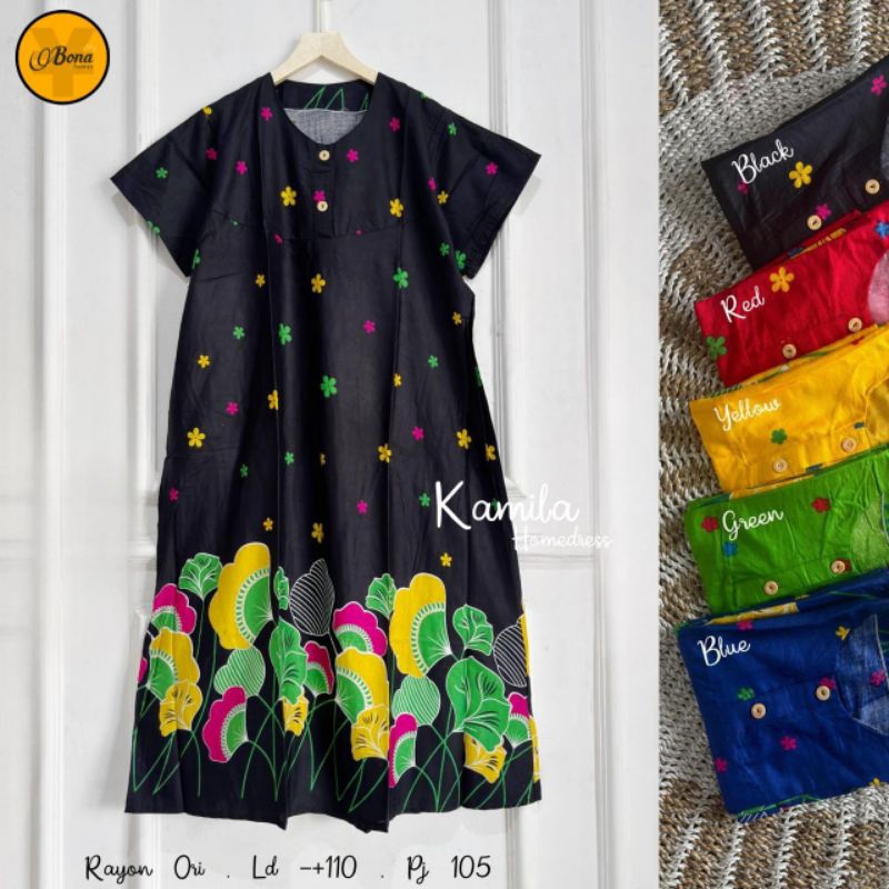 KAMILA HOME DRESS BAHAN RAYON