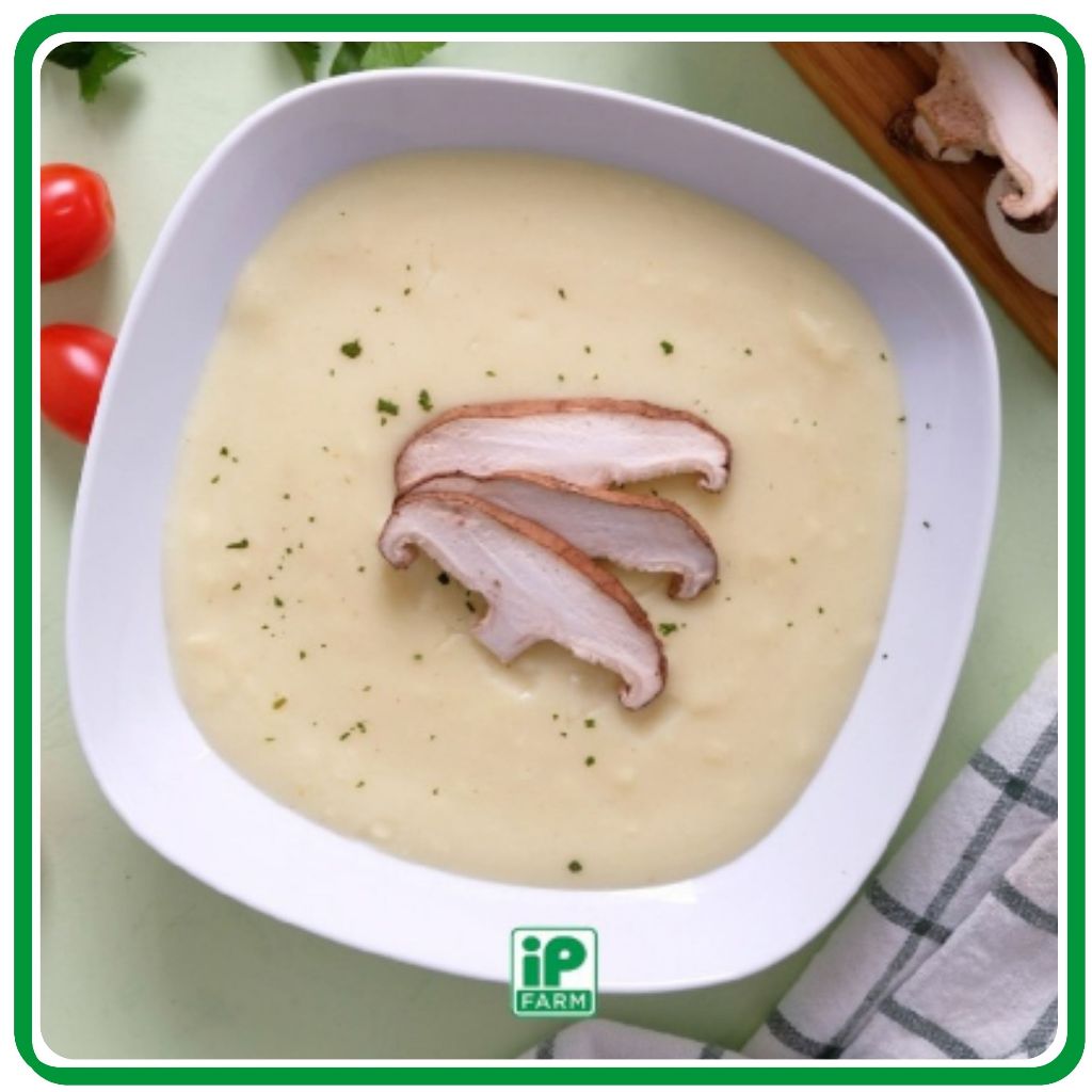 

Cream Mushroom Soup / Sup Jamur Shiitake