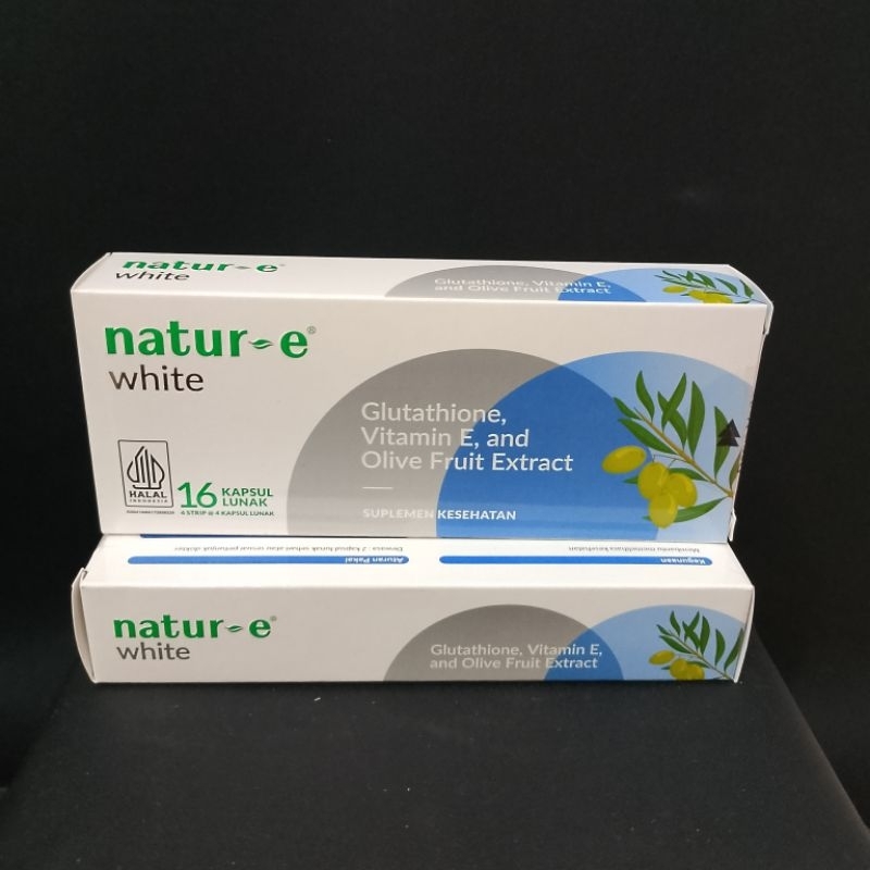Natur E White - Vitamin E untuk kulit 16'kapsul