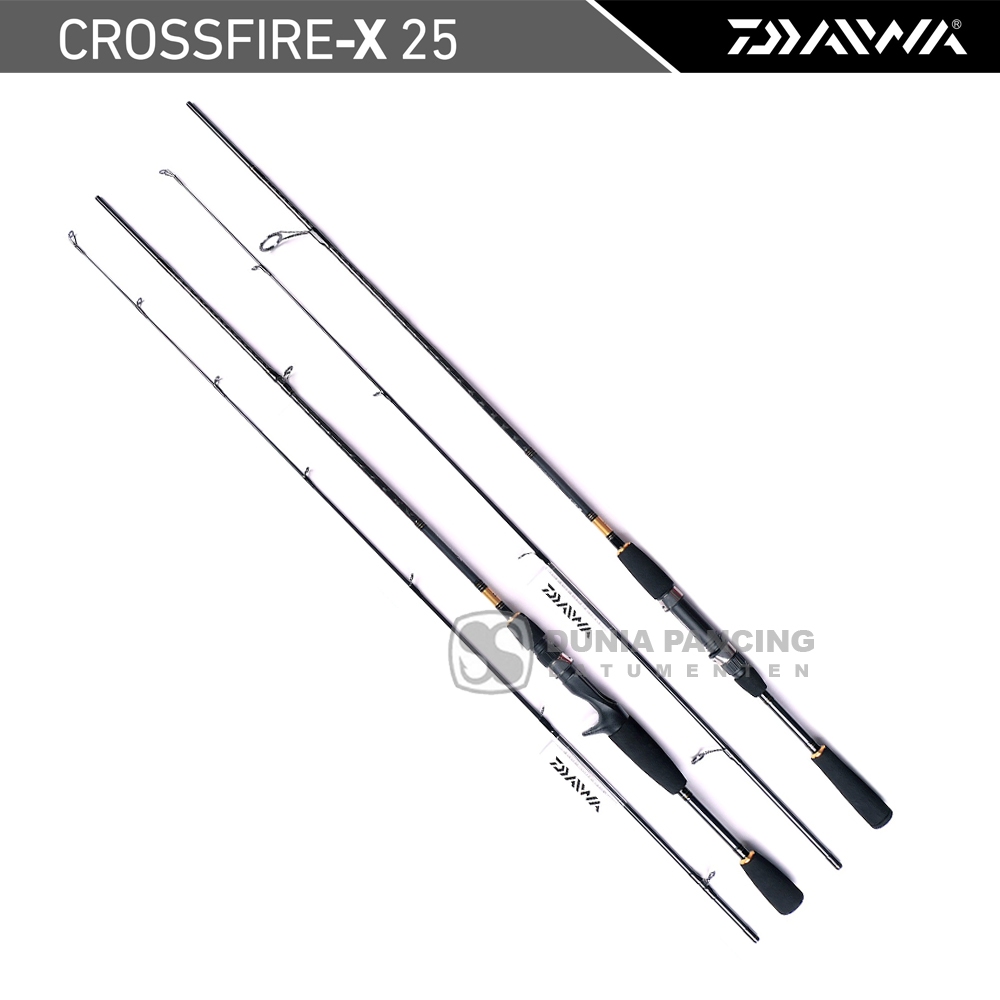 Joran DAIWA CROSSFIRE X 2025 | Spinning | Baitcasting | Casting | Kolam | Harian Ikan Mas