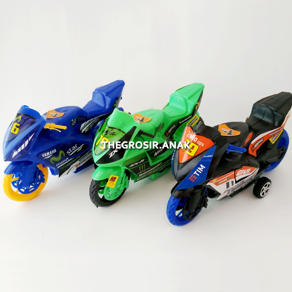 TGA Racing Motor YV171A Warna RANDOM Mainan Sepeda Motor Balap Rossi MotoGP