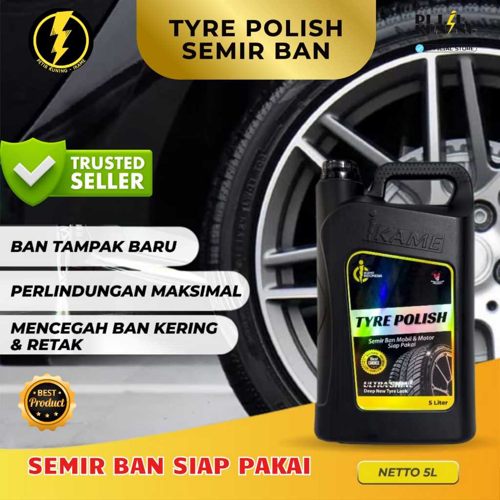 SEMIR BAN MOTOR MOBIL 5 LITER EKONOMIS BERKUALITAS / SEMIR BAN IKAME 5 L