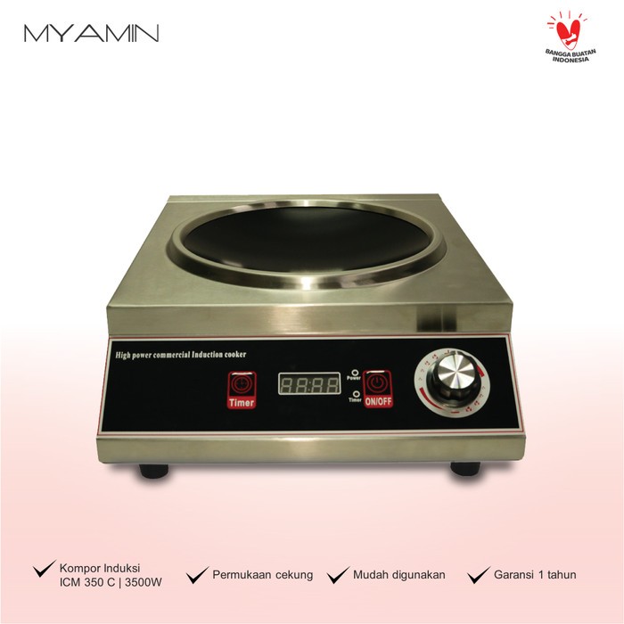 MYAMIN Kompor Induksi/Kompor Listrik/Portable/CookTop cekung 3500 Watt