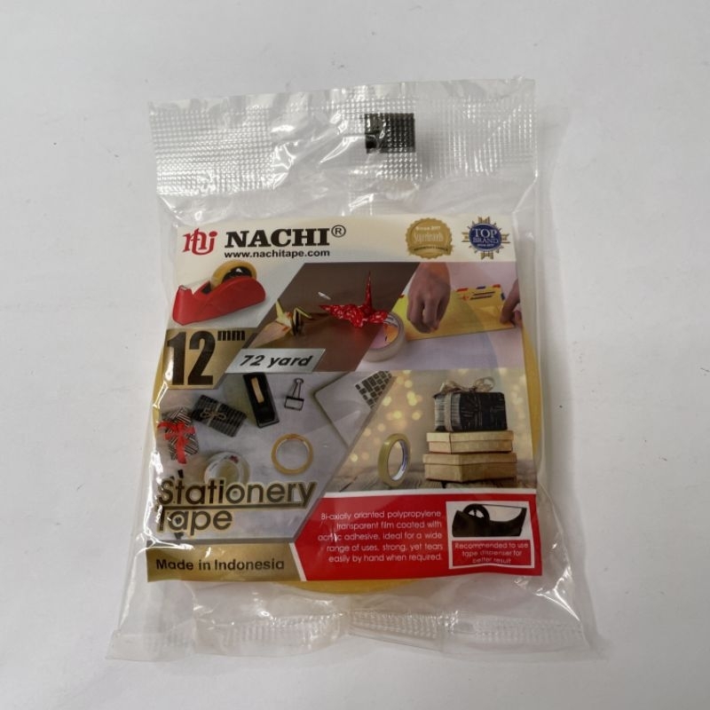 

isolasi nachi stationery tape bening 12mm