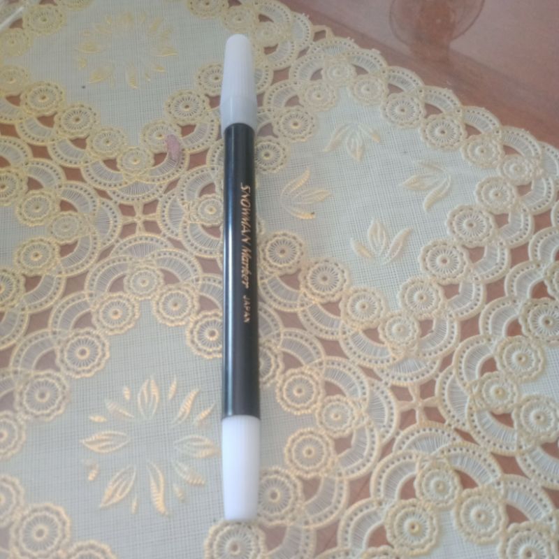 

spidol hitam kecil snowman marker