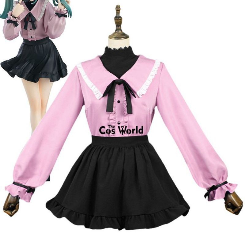 jual fullset costume cosplay hatsune miku vampire