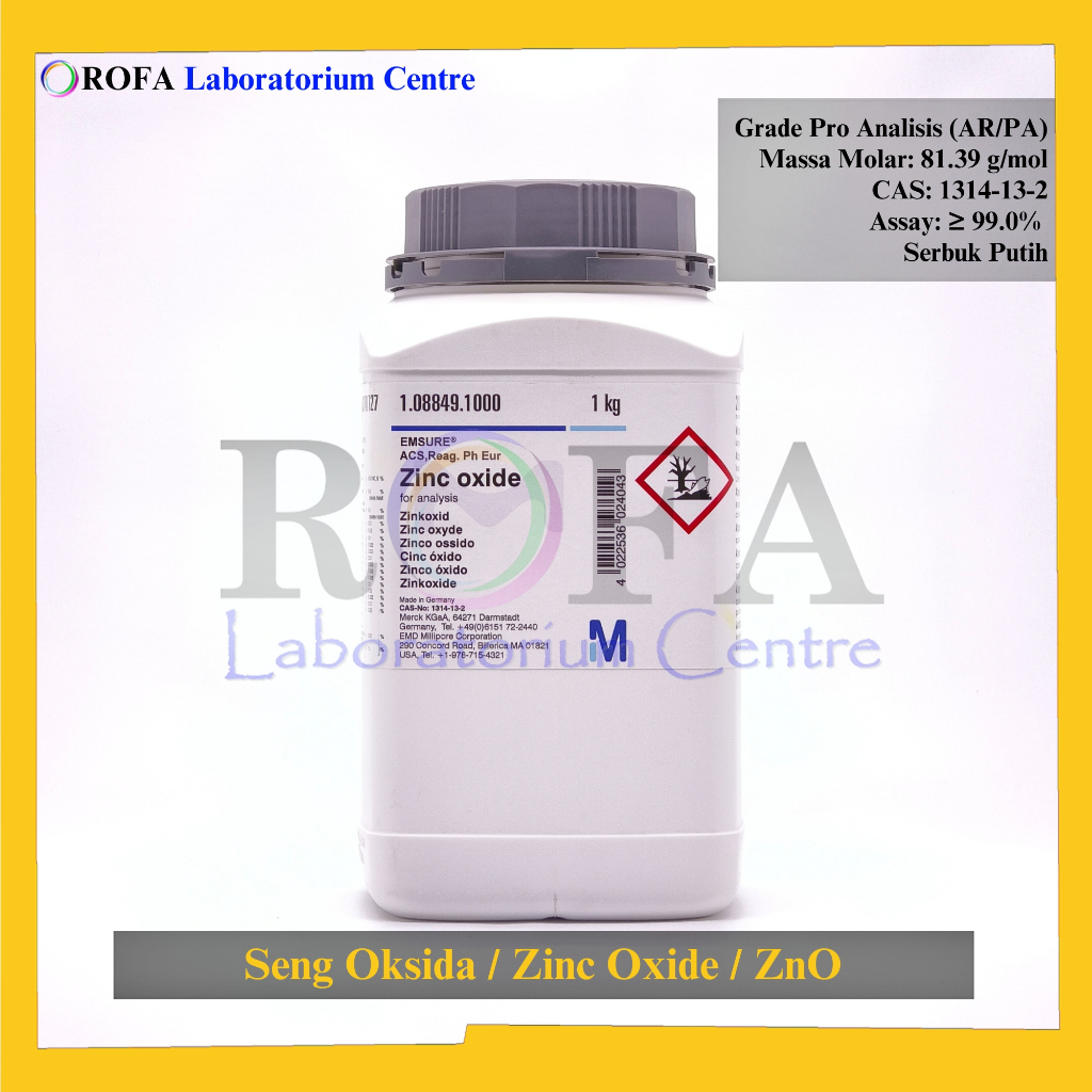 Zinc Oxide / Seng Oksida / ZnO Pro Analisis