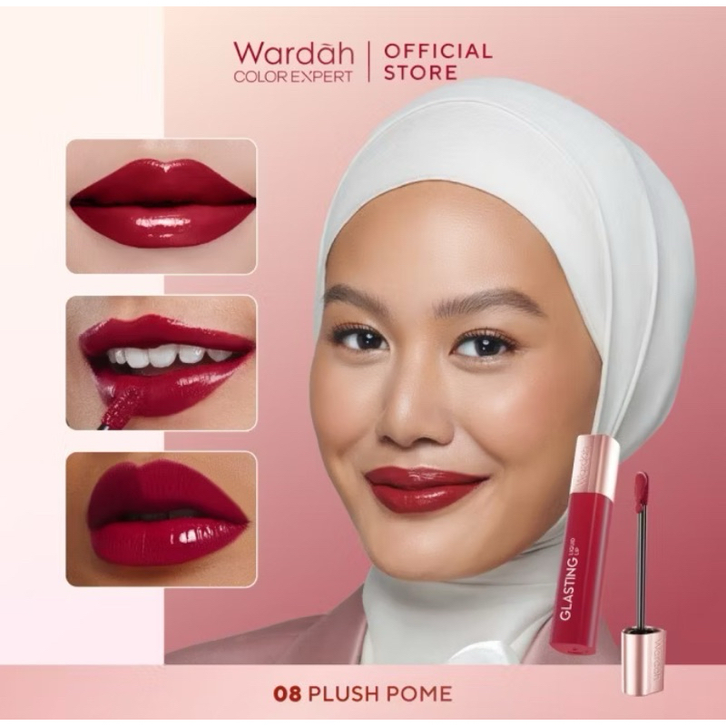 Glasting wardah shade 08 Plush Pome