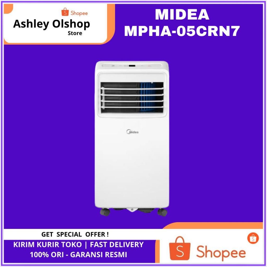 AC Portable 0.5PK Midea MPHA 05CRN7 1/2PK AC Portable Midea PHA Series