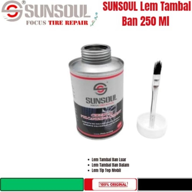 SUNSOUL- Lem Tambal Ban Luar dan Tambal Ban Dalam