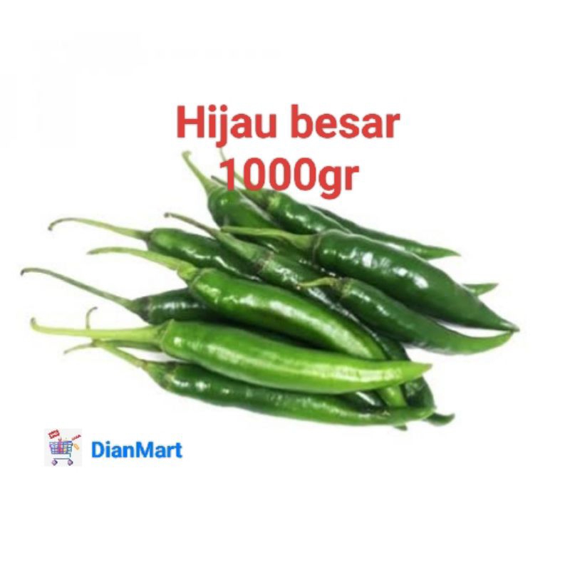 

vakum cabai hijau besar 1000gr