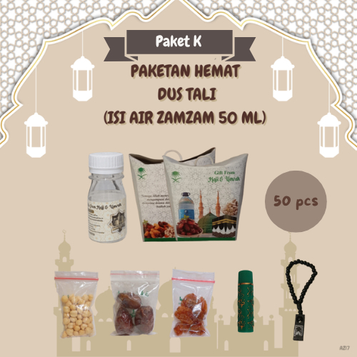 

paketan hemat tasbih+lipstik hare tali oleh oleh haji/umroh 50pcs (botol isi air zam zam 50 ml)
