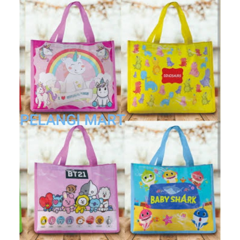 

Tas ultah ulang tahun bingkisan anak souvenir goodie bag karakter