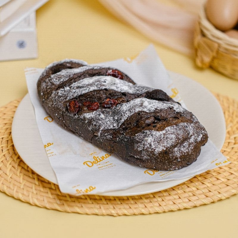 

Soft Sourdough Double Choco Cranberry Nutella | Sourdough | Double Choco Cranberry Nutella | Roti Coklat | Roti Sehat | Roti Nutella
