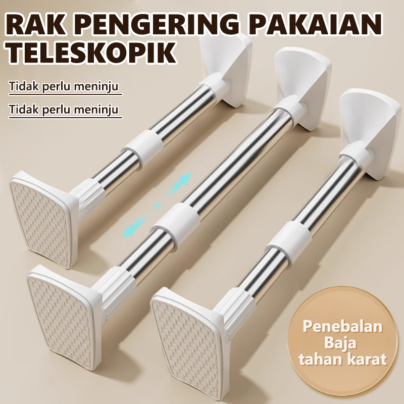 Tiang serbaguna/tiang jemuran/tiang gorden fleksibel/Tiang pipa fleksibel/tiang gantungan flexible t