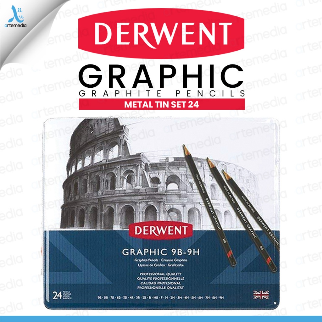 

Derwent Graphic Pencil Drawing Sketching Set 24