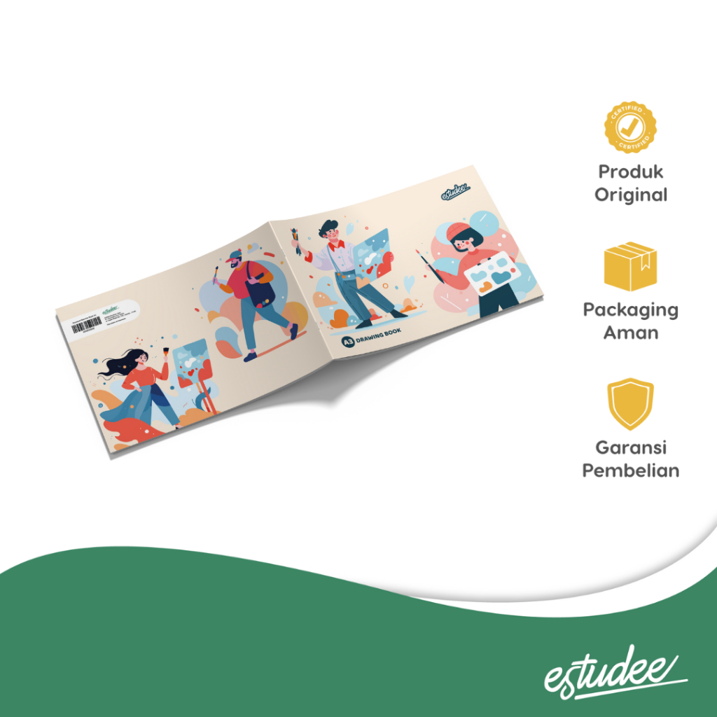 

ESTUDEE DRAWING BOOK A3 K PEOPLE