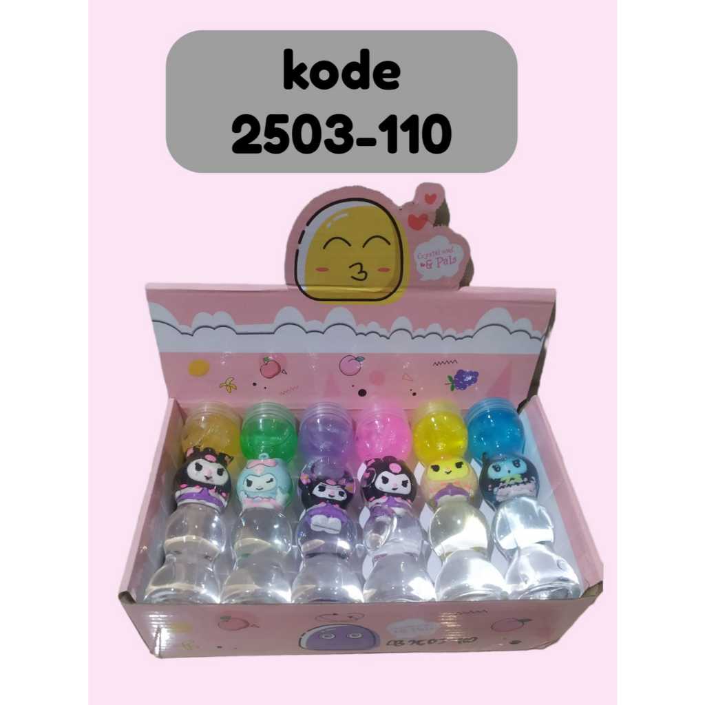 GROSIR Slime Jumbo Glitter Crystal Mud Slime Mainan Anak karakter