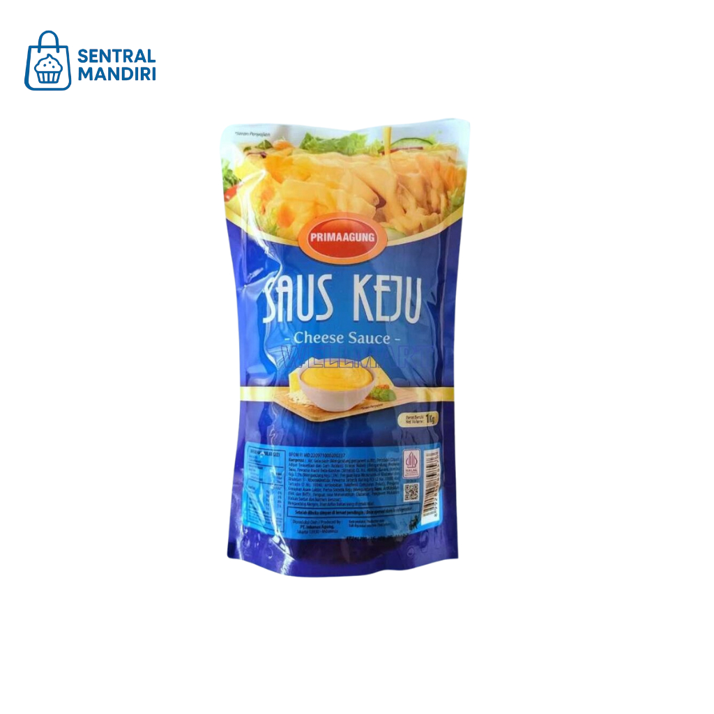 

Prima Agung Saus Keju 1Kg, Rasa Creamy & Gurih
