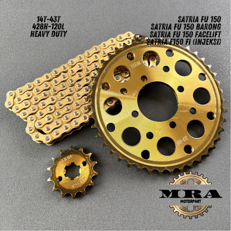 GEAR GIR SET GEAR GIR PAKET SATRIA FU150 SATRIA FU150 BARONG