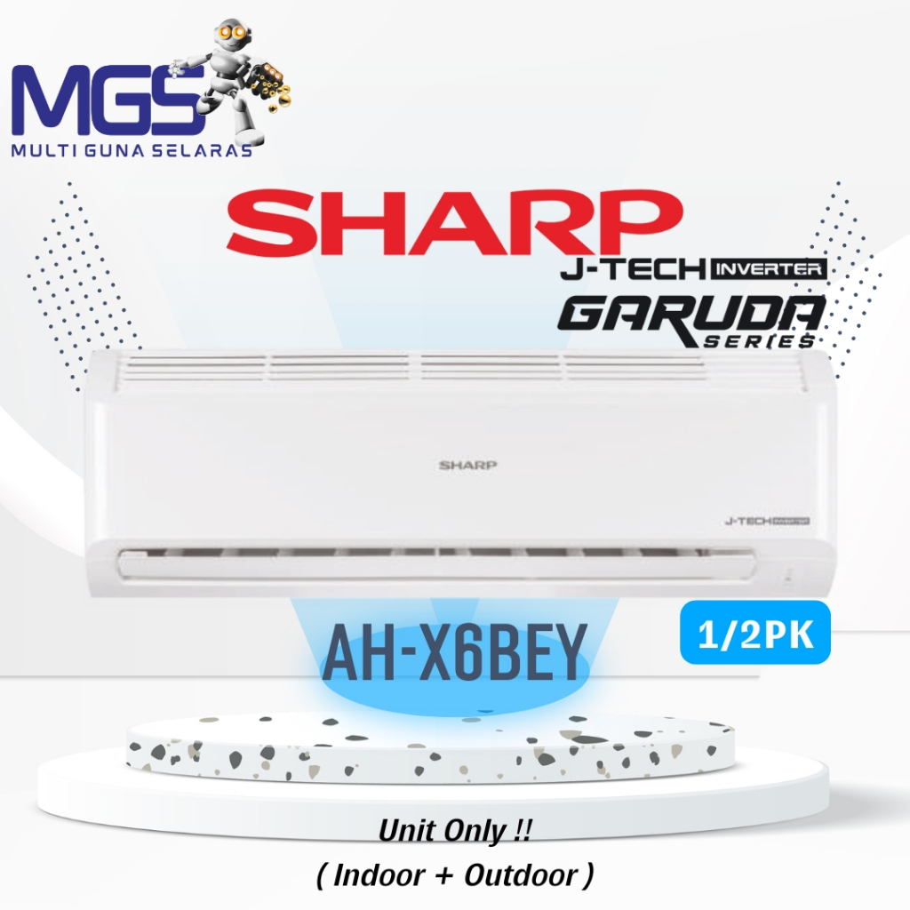 AC Sharp 1/2 PK Inverter AH-X6BEY J-Tech Inverter