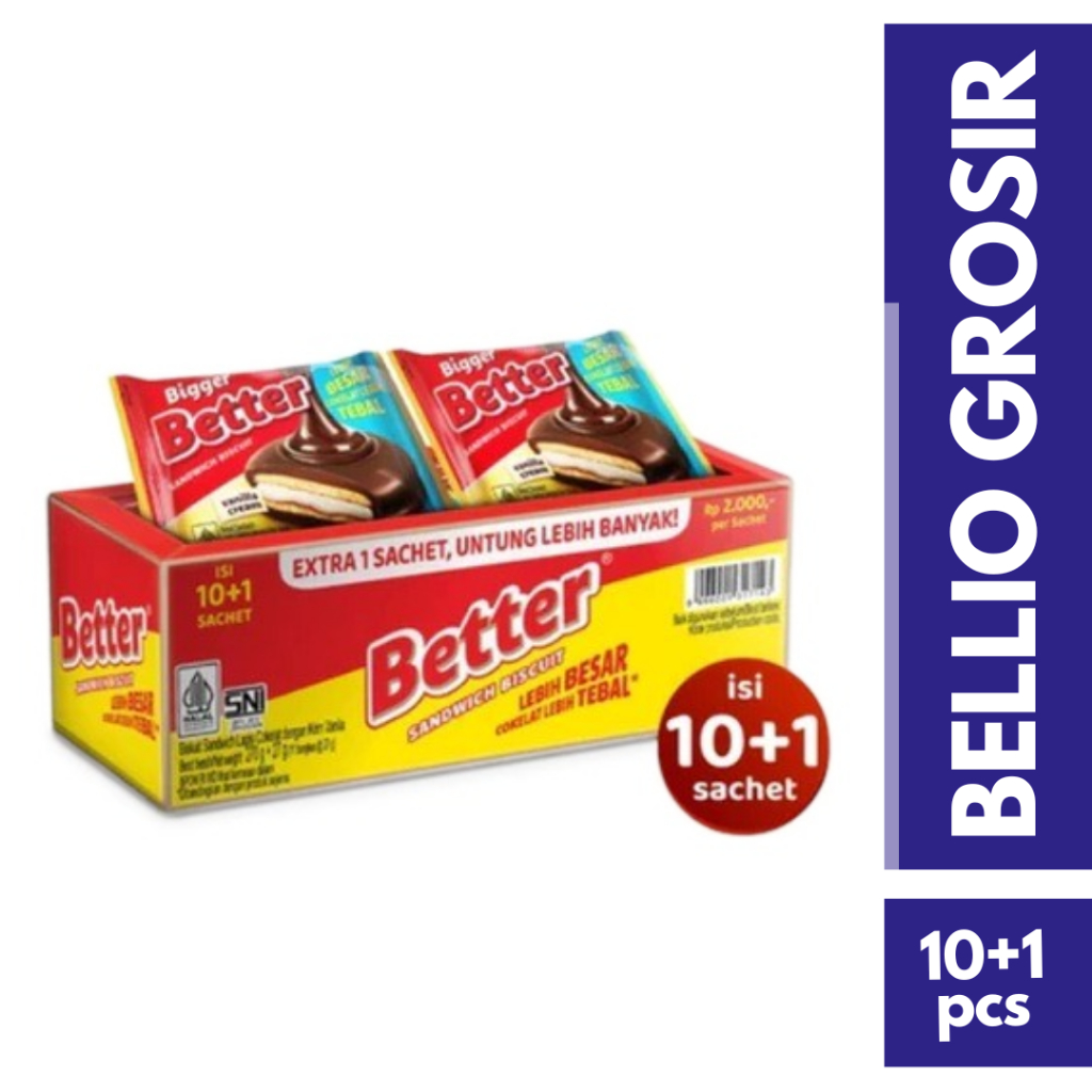 

BETTER SANDWICH BISCUIT VANILLA CREAM ISI 10