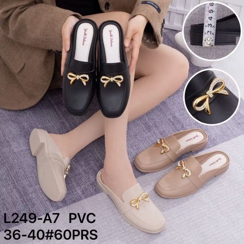 Sandal_Smd Sendal Sepatu Cewek Wanita Dewasa Youth Balance Karet Alas 3 Cm