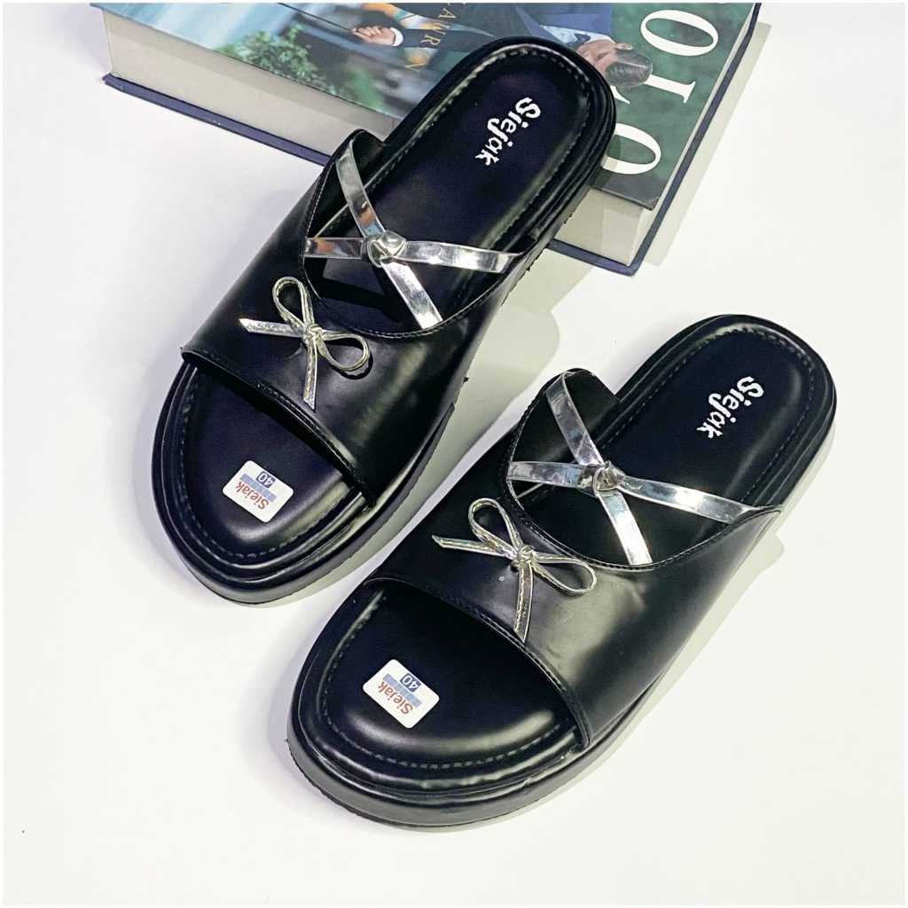 Sandal Wanita Platform Kekinian Super Empuk Ringan Korean Style Sandal Wanita Terbaru 2025