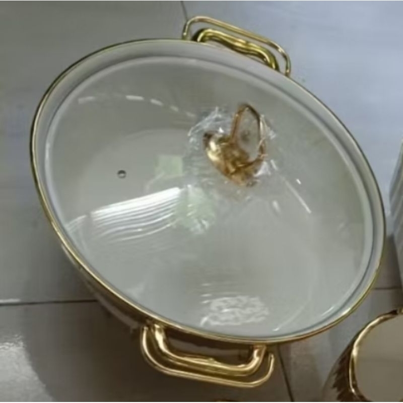 prasmanan bulat Jumbo listgold FREE PAKING KAYU