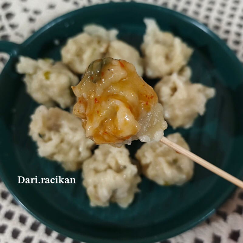 

homemade premium pentol ayam kriwil frozen cilok ayam kriwil keriwil keriting baso ayam aci