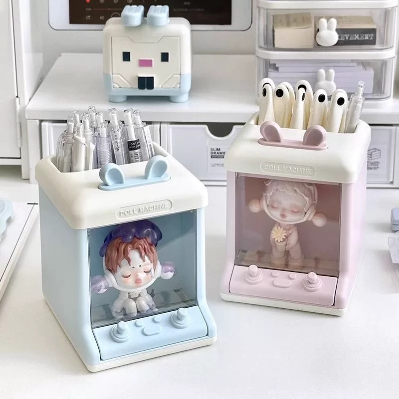 99KHOME Tempat Pulpen Display Miniatur Organizer Meja Serbaguna Aesthetic K1204