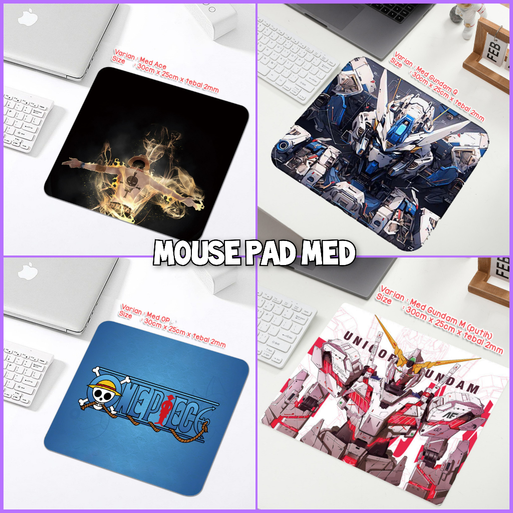 LUCKY CAT - MOUSE PAD MED | MOUSEPAD MED ONEPIECE | GAMER PREMIUM MOUSE PAD PANJANG | LARGE KEYBOARD