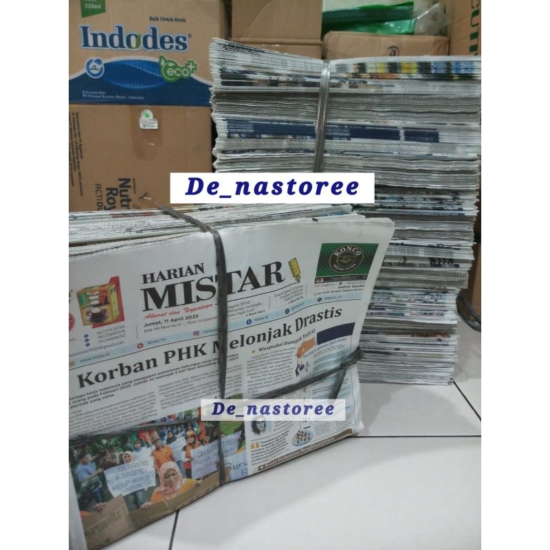 Koran Bekas / Koran Harian / Koran Seperti Baru / Koran Alas / Koran Layak Pakai