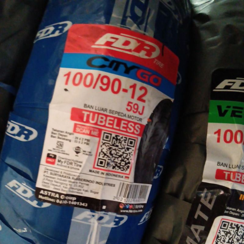 ban FDR depan Scoopy donat ring 12 100/90 FDR city go