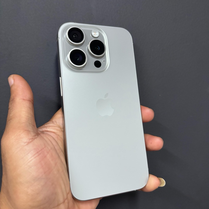 iphone 15 pro 256gb ibox second natural titanium