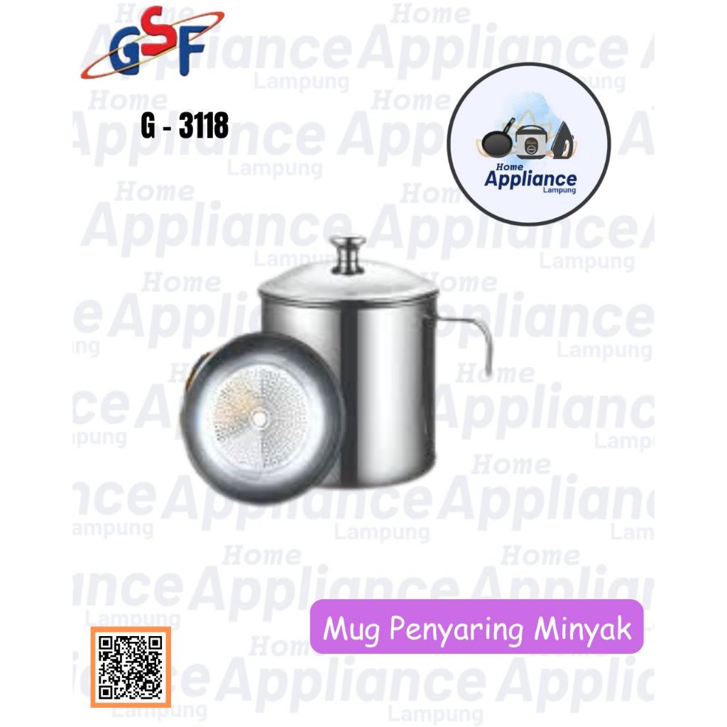 GSF - Oil Pot 1,8L / Penyaring Minyak 3118