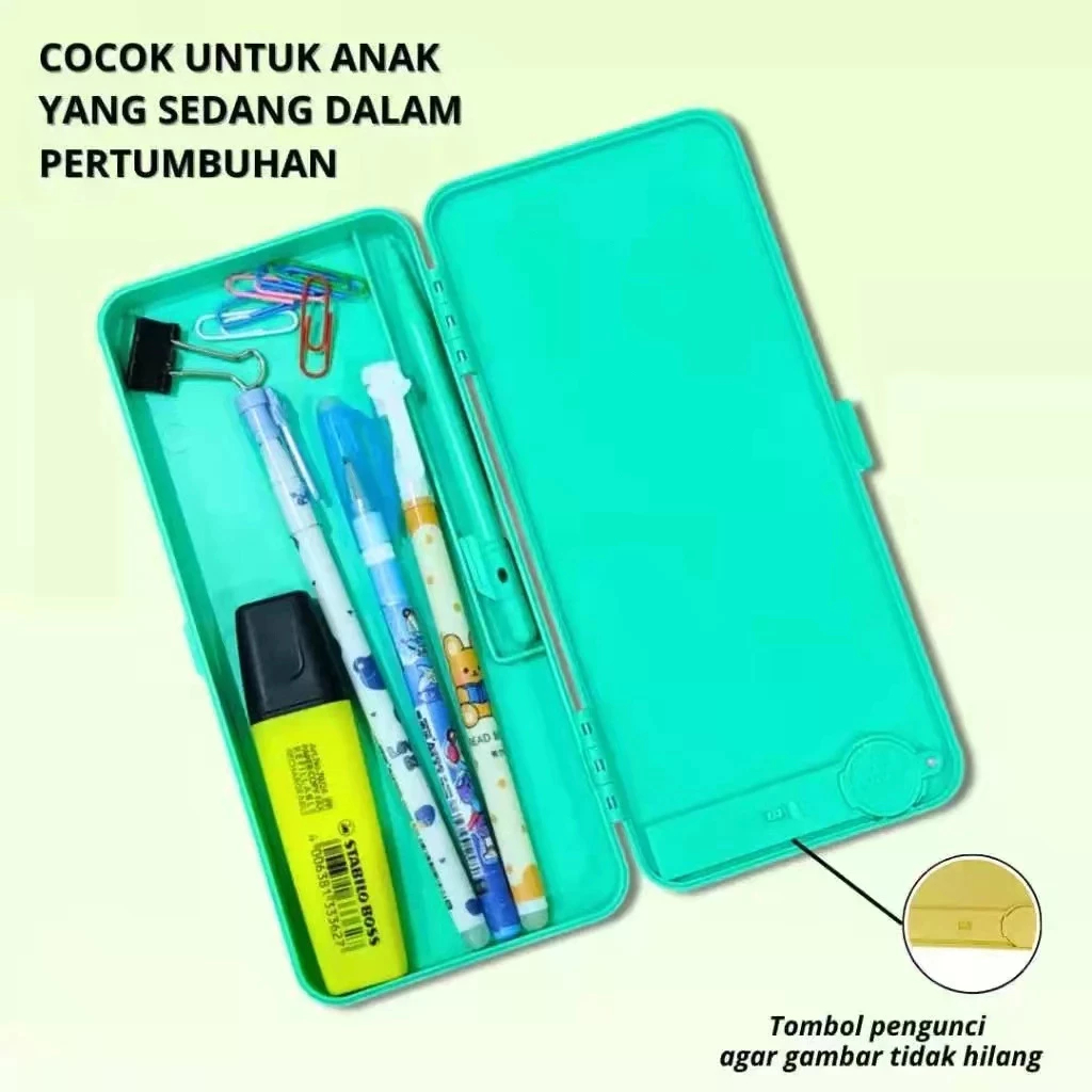 

Tempat Pensil grafiti 2in1 / Kotak Pensil Lukisan Alat Tulis Penyimpanan Sederhana Berkapasitas