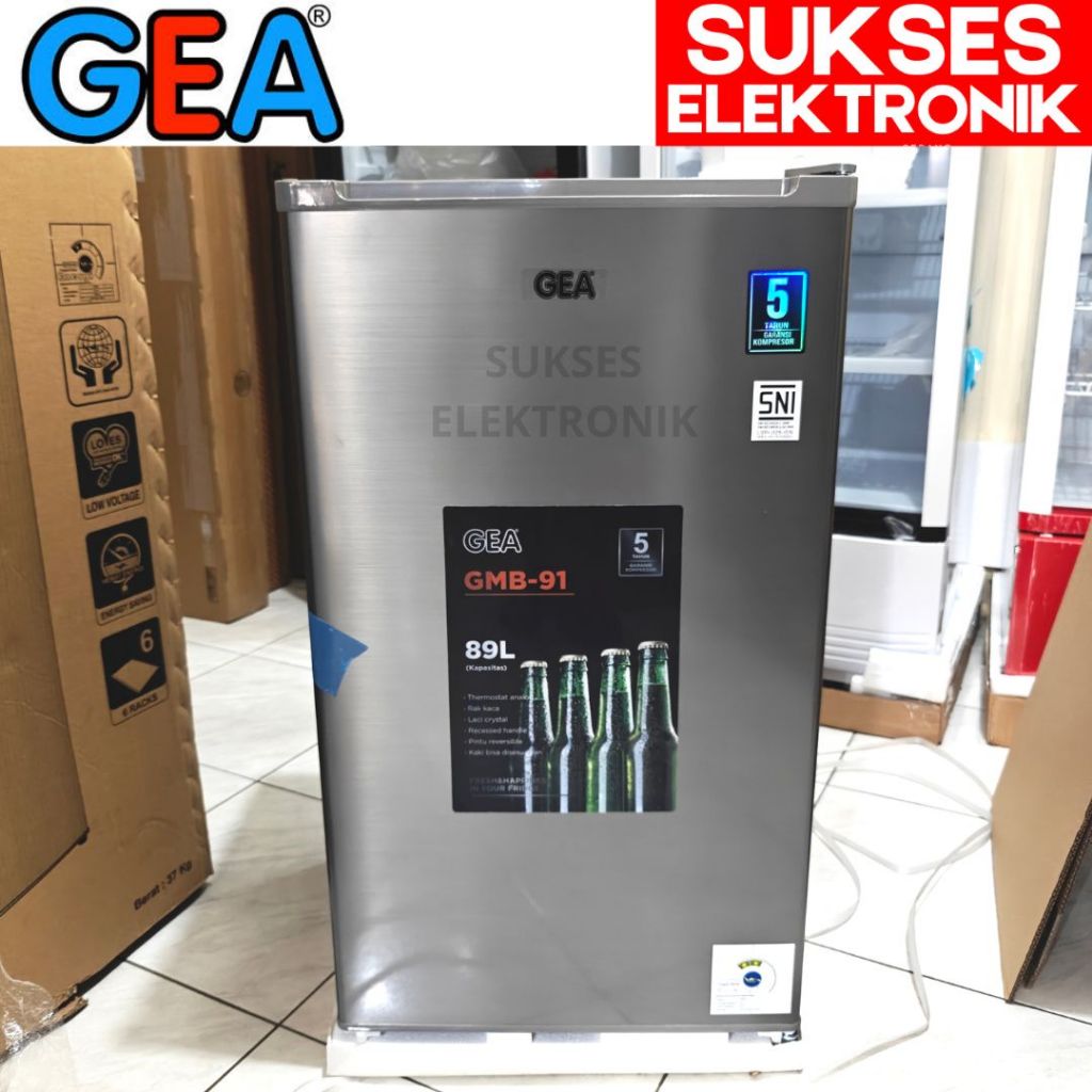 KULKAS 1 PINTU GEA GMB-91 / LEMARI ES MINI BAR GMB91