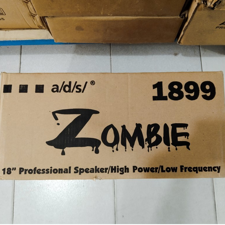 Speaker Merek ADS 18" Inch 1899 ZOMBIE