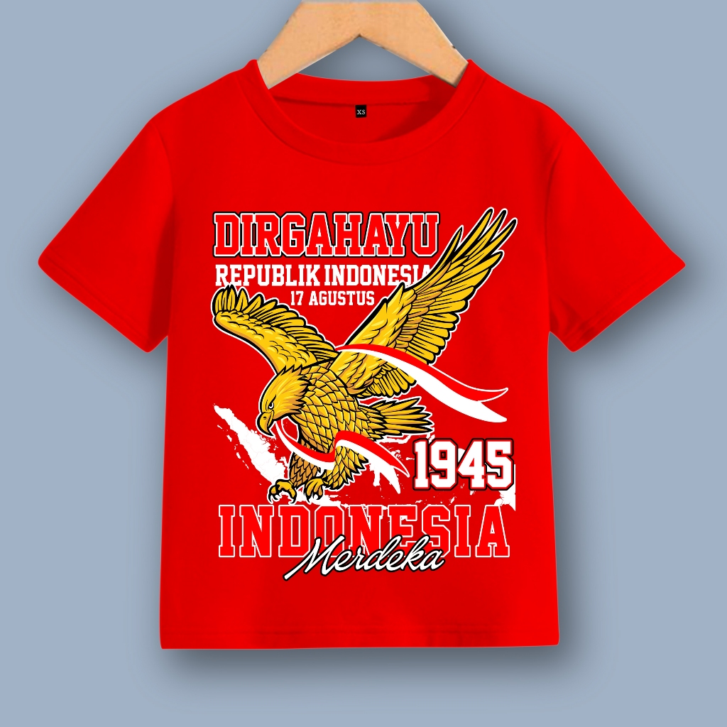 baju anak anak 17 agustus kemerdekaan cowok cewek kaos17agustus
