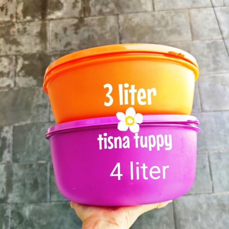 modular bowl 3liter dan 4liter modular bowl set tupperware