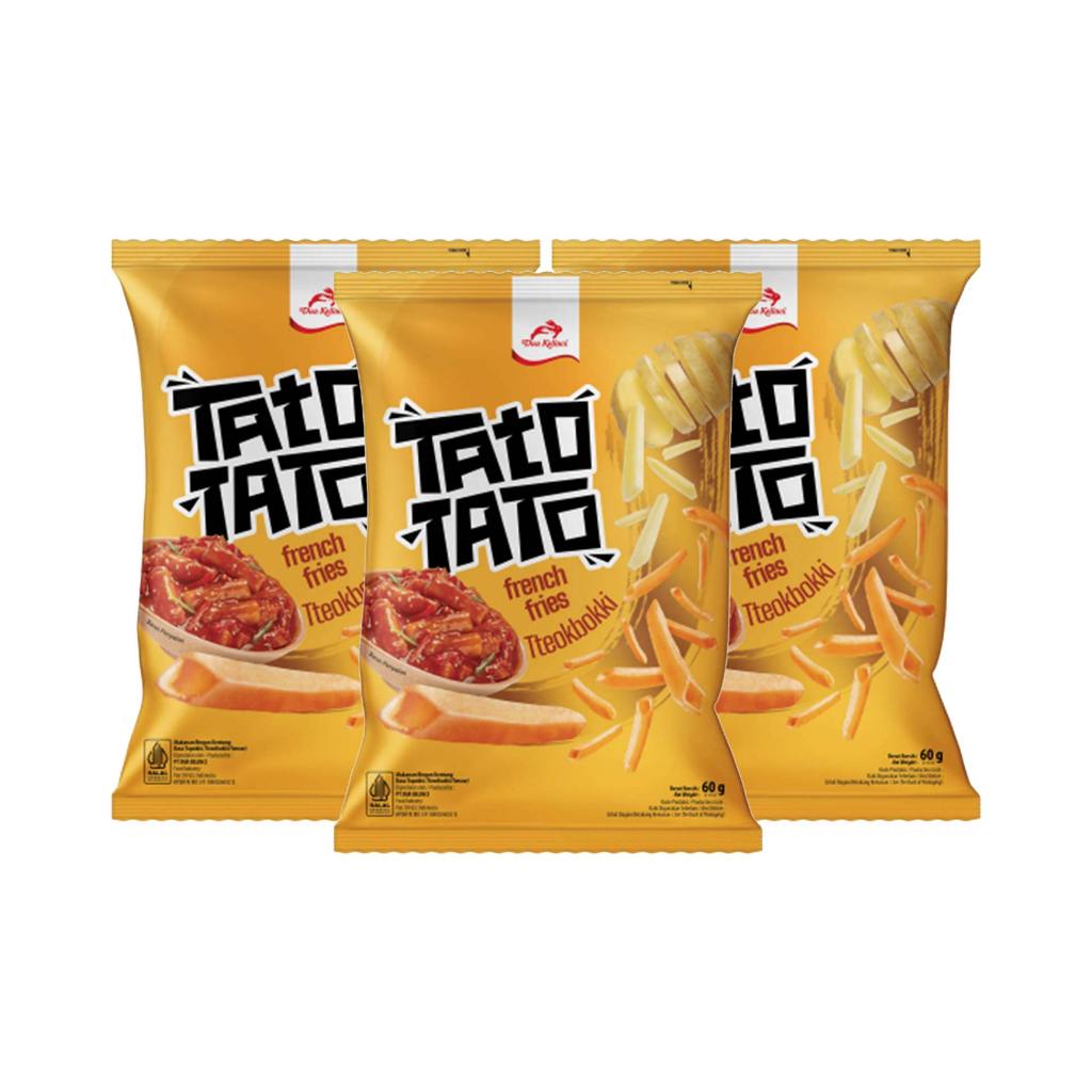 

3Pcs Tato Tato French Fries Tteokbokki 60 Gram