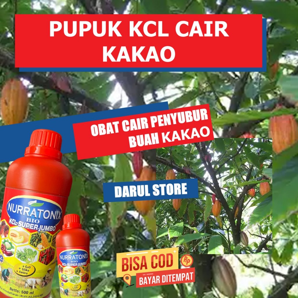 COD Pupuk Semprot Organik Pelebat Kakao/Cokelat Biar Manis dan Banyak Buahnya Obat Cair Tanaman Kaka
