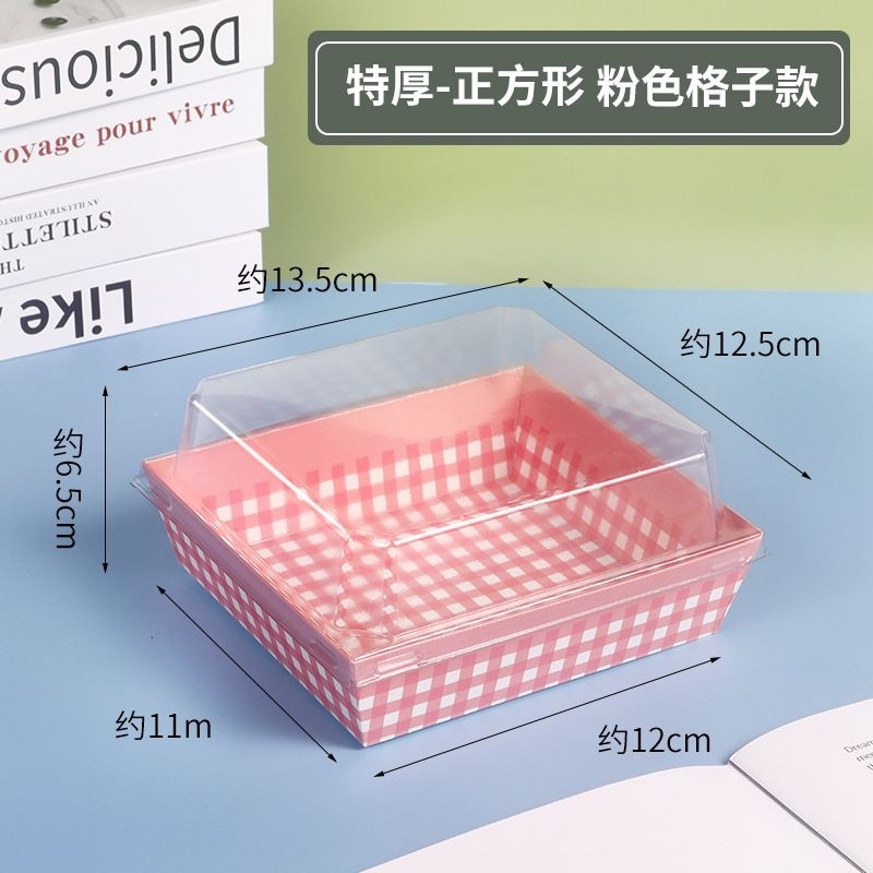 paperbox burger roti 10p pcs / kotak sandiwich / mika kue warna warni serba guna