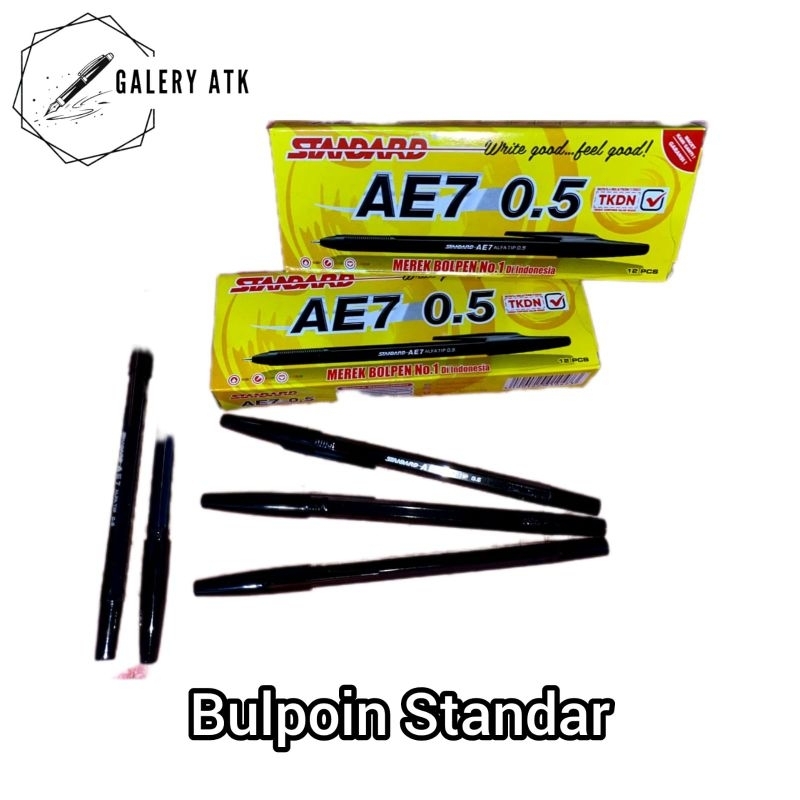 

BOLPOIN STANDART AE 7 / MURAH / TERLARIS / KEKINIAN / 0,5mm