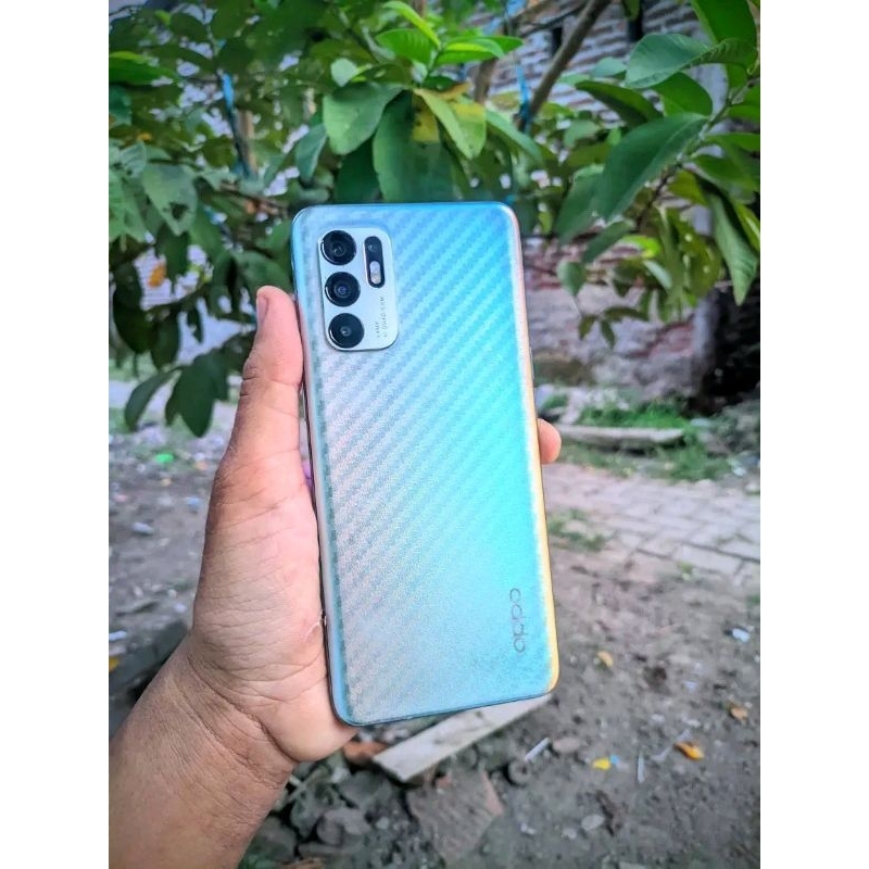 Oppo Reno 6 Ram 8/128 GB fulset second nominus garansi